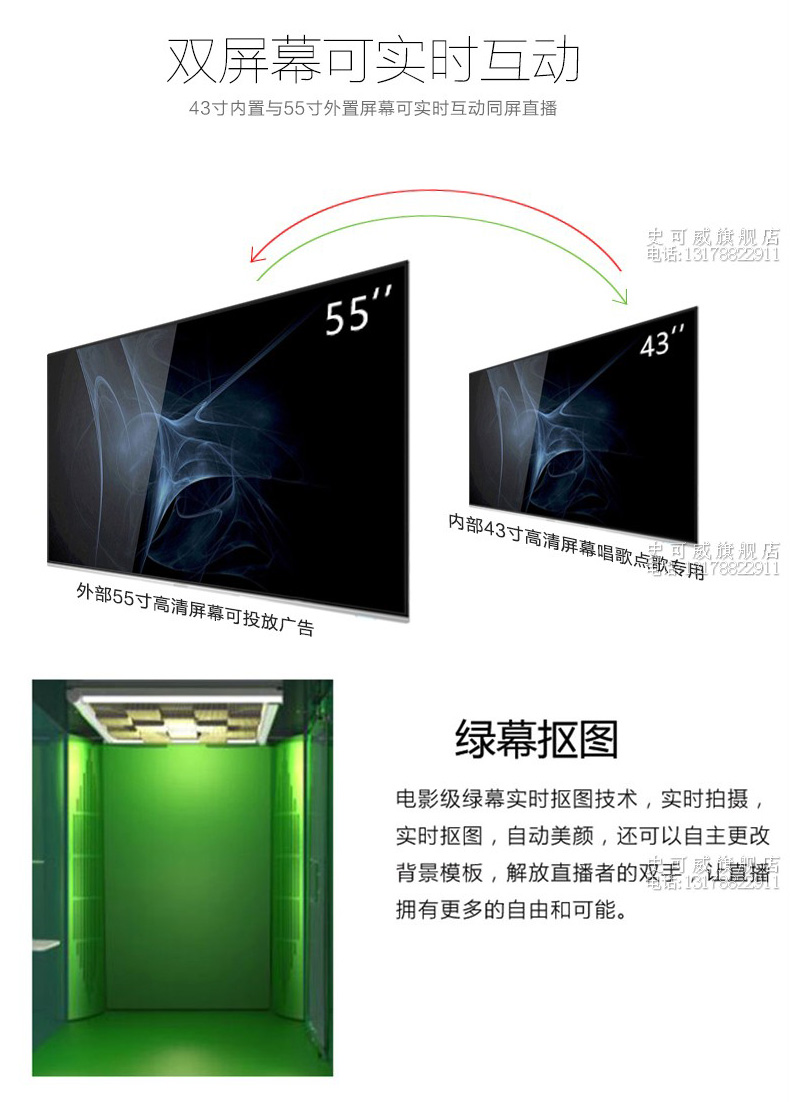 唱够MV唱歌机-双屏幕说明