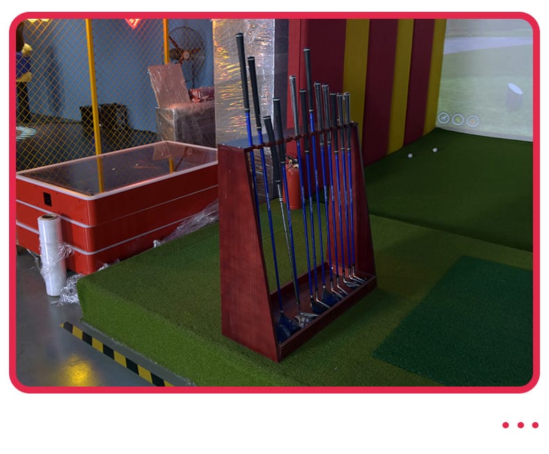 模拟高尔夫球互动运动馆