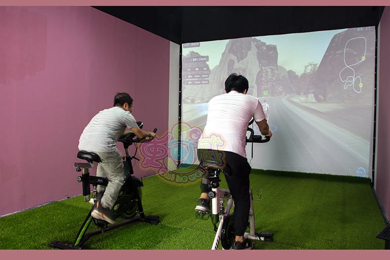 室内互动单车互动运动馆