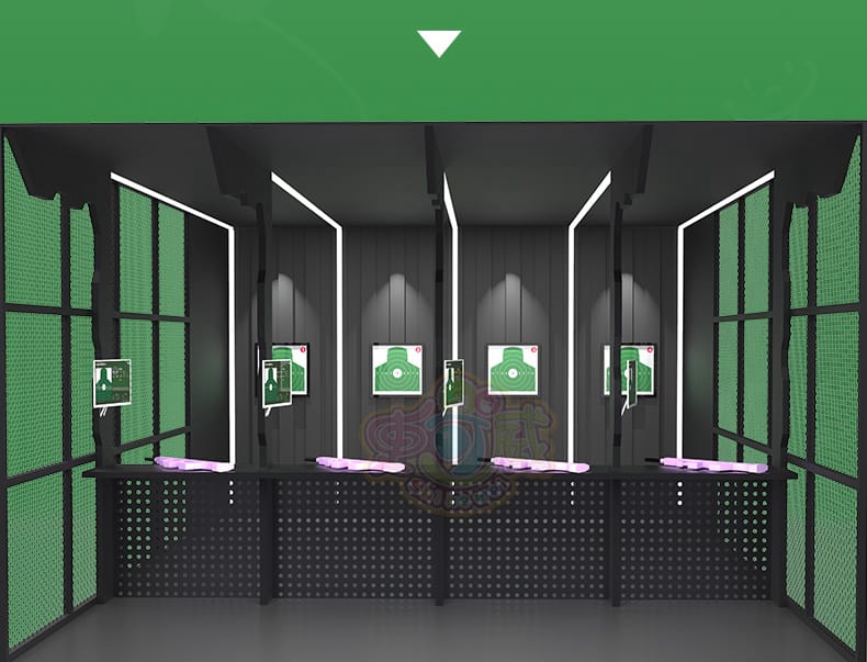 室内数字运动馆设备模拟红外射击激光互动竞技项目游乐设备