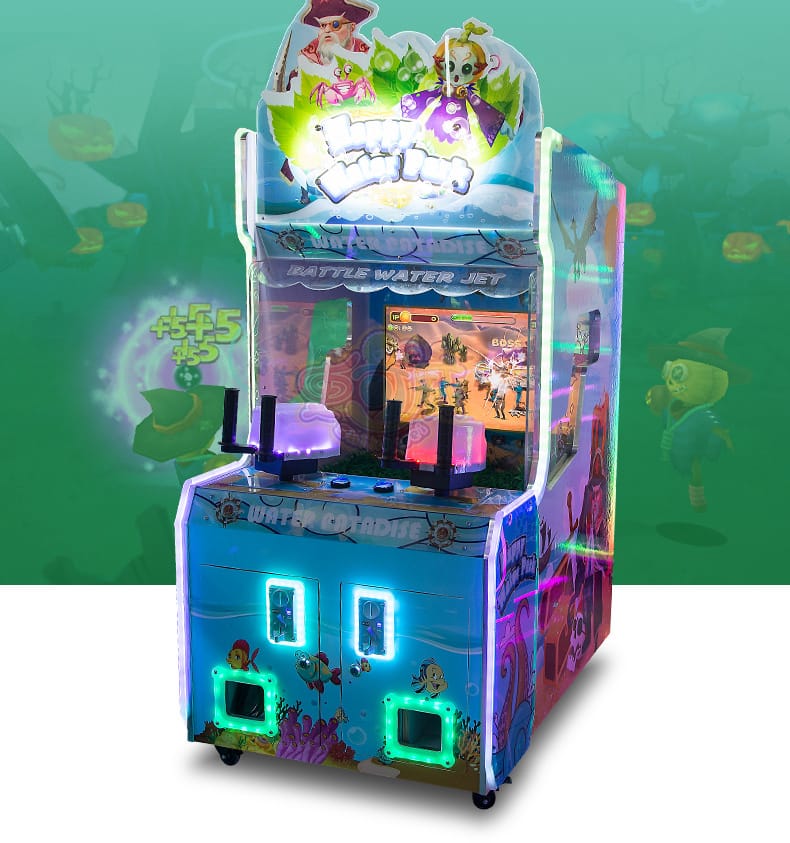 电玩城投币游戏机大型儿童游乐场开心水乐园射水机游艺厅