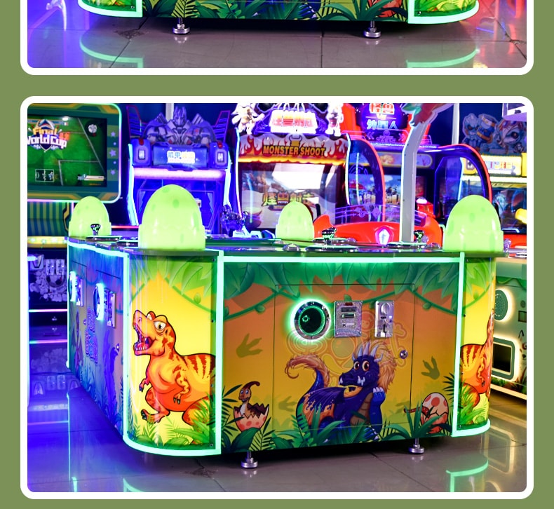 史可威儿童乐园电玩城娱乐设备疯狂套恐龙亲子互动游戏机彩票机