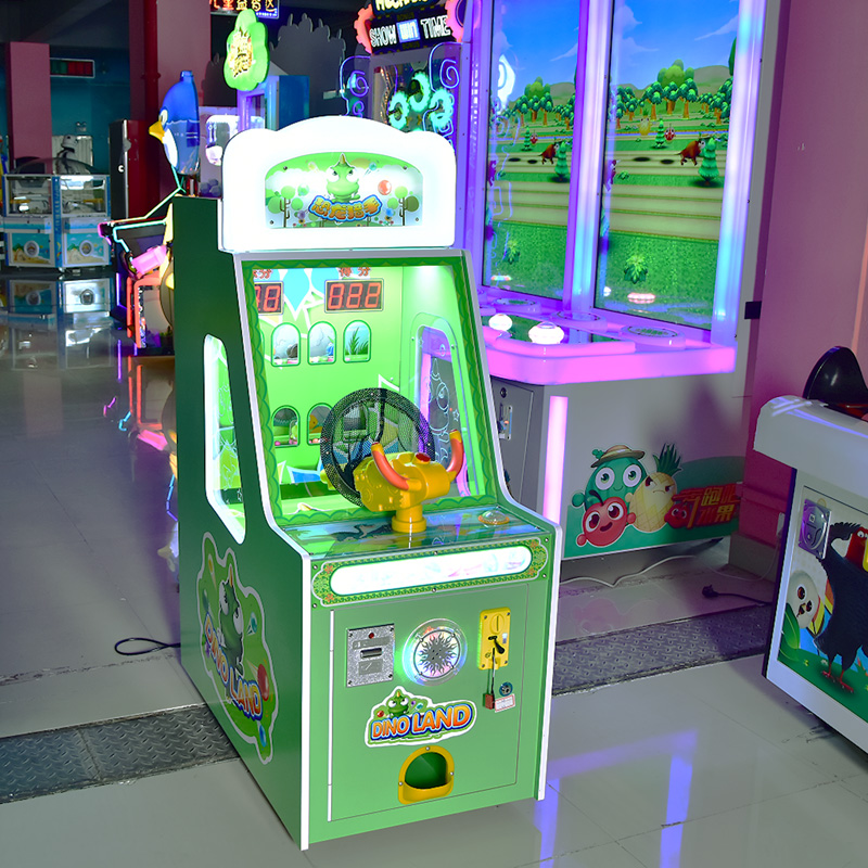 史可威恐龙猎手射击机儿童游戏机小型投币电玩城设备可出彩票扭蛋