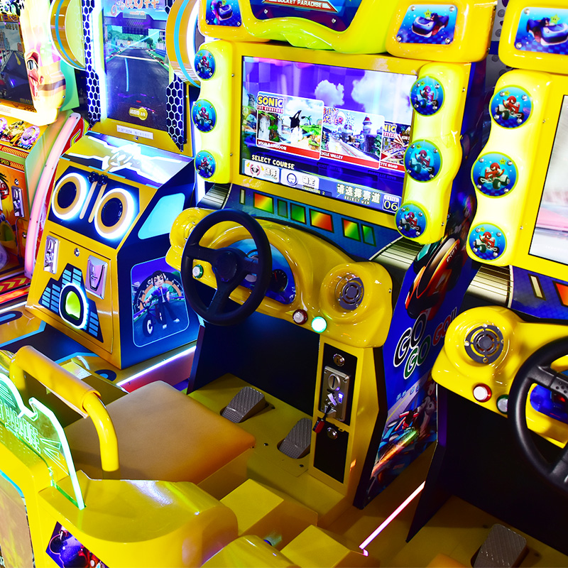 史可威儿童赛车游戏机体感模拟驾驶动感电玩城大型设备娱乐游乐场