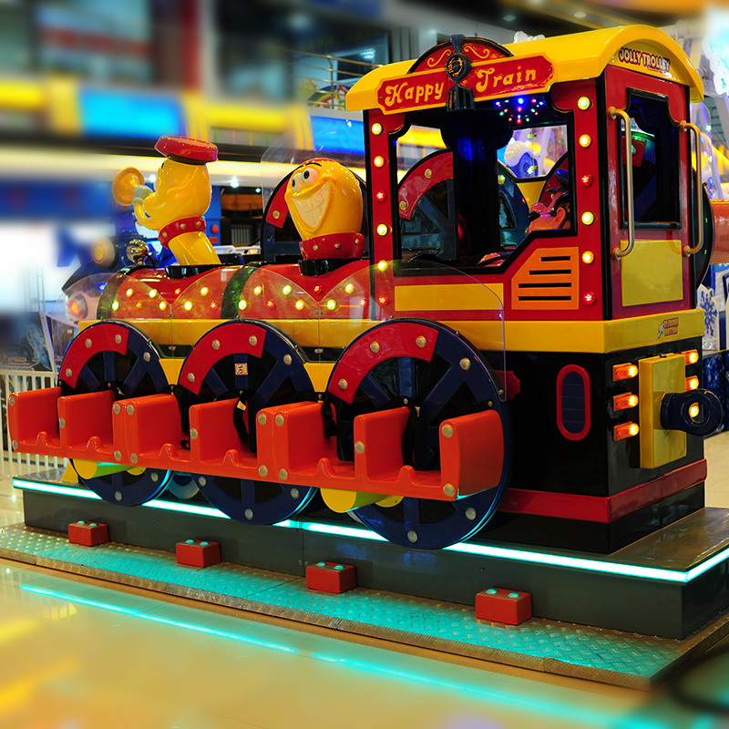 史可威12座欢乐小火车室内大型旋转火车升降游乐设备儿童游艺机