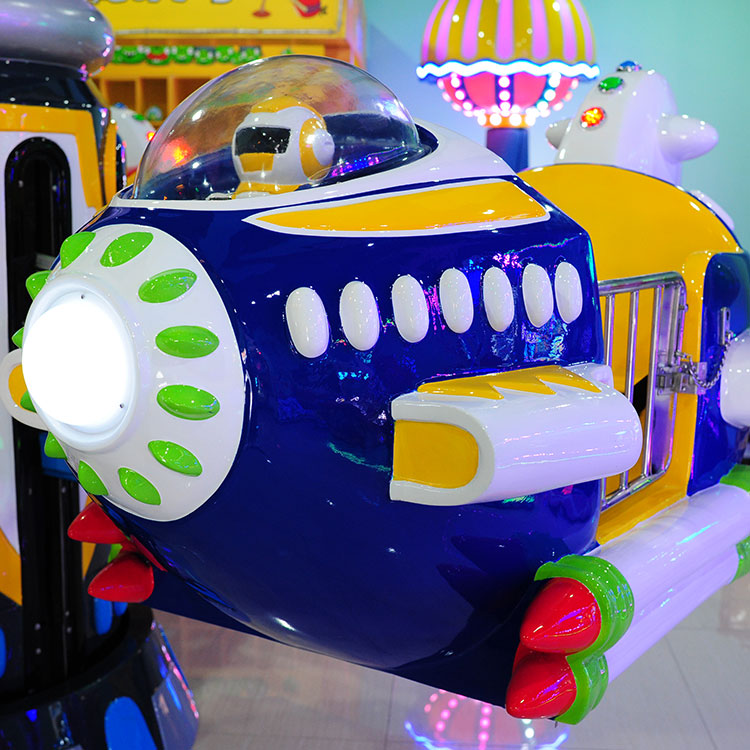 史可威星际启航升降旋转木马儿童游乐设备大型游乐场娱乐游艺机