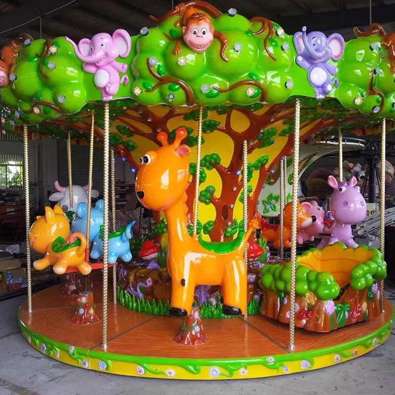 史可威12座森林乐园儿童电动旋转木马游乐设备游乐场电玩城游乐园
