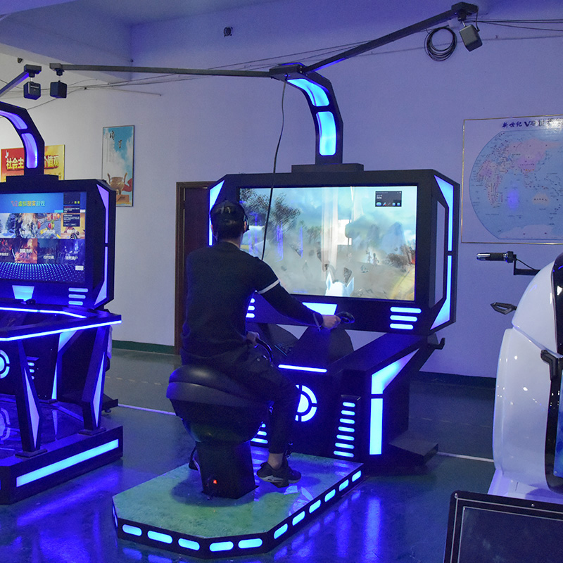VR战马大型体感虚拟游戏机健身运动射击体验馆
