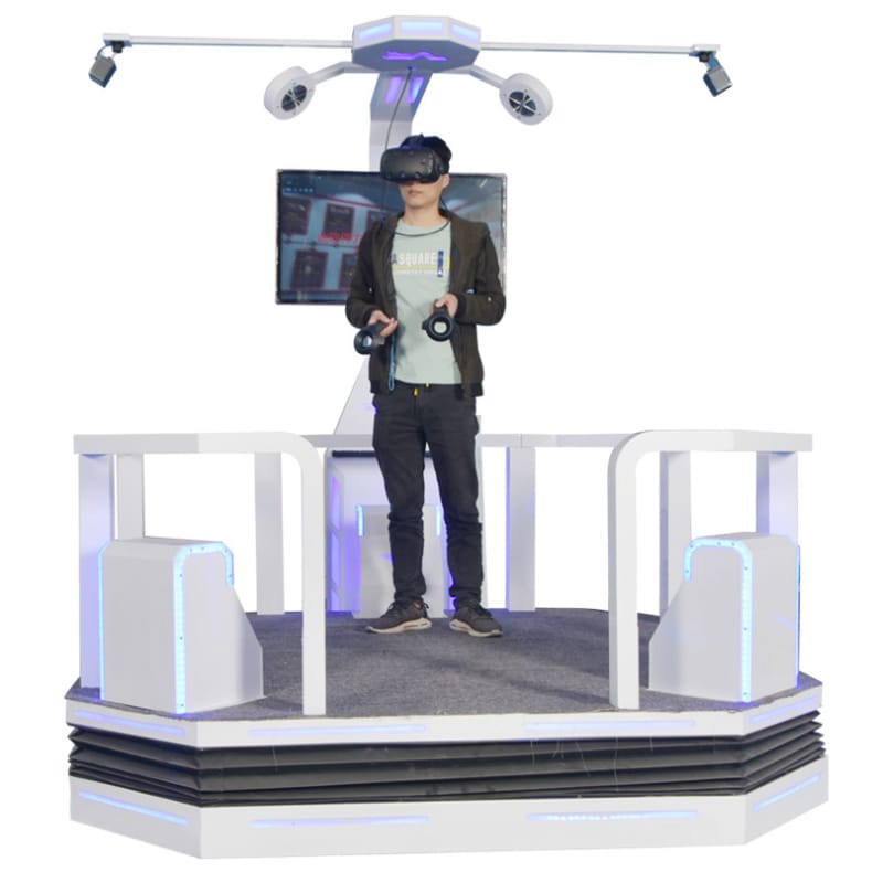 VR体感升降平台 vr路桥建筑工地教育培训安全体验馆科普智能VR行走平台