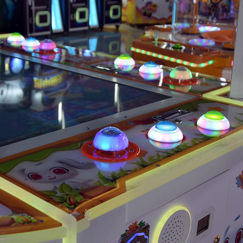 大型电玩城娱乐设备动物幻想曲六人投币儿童出彩票游戏机