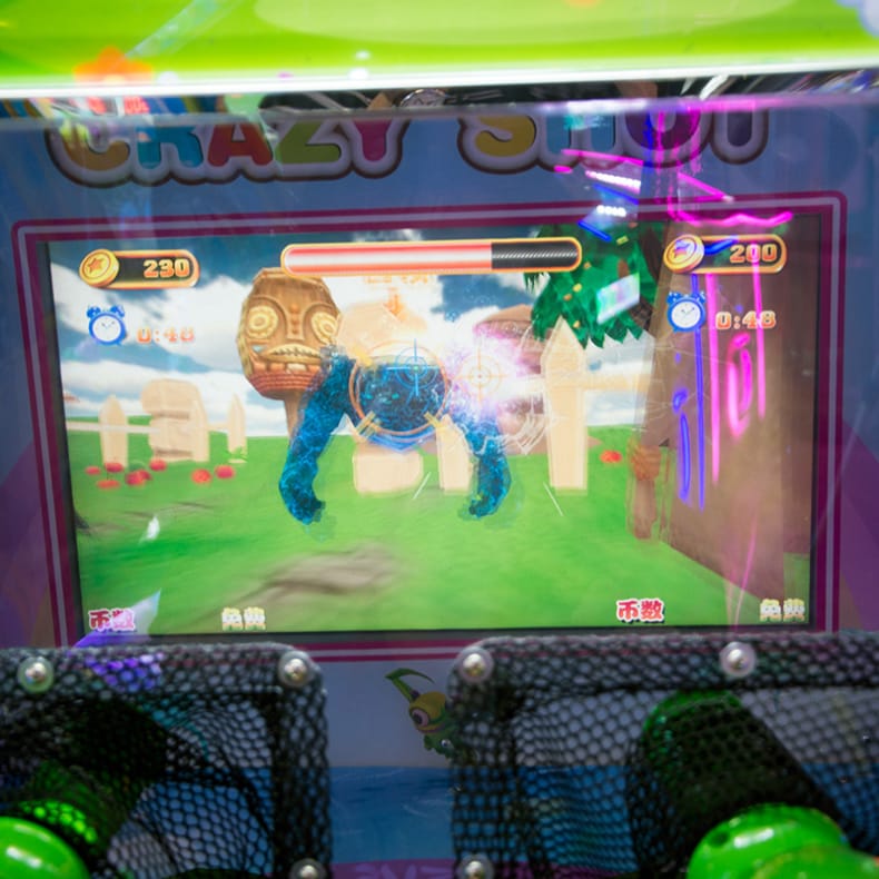 大型游戏机双人疯狂射球射击游艺机投币亲子游乐园电玩设备
