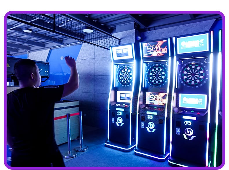室内飞镖运动体验馆全自动电子飞镖机体育竞技互动游乐设备