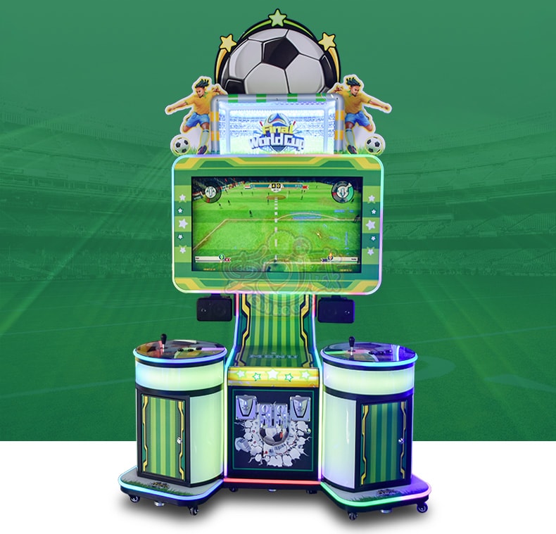 双人互动竞技足球游戏机大型电玩城设备模拟真实足球比赛彩票机